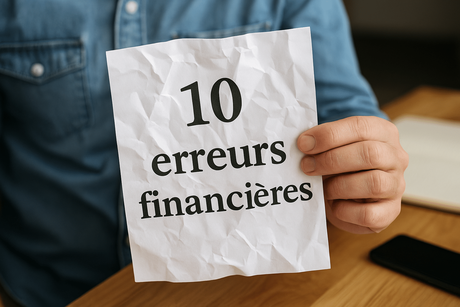 10 erreurs financières qui vous coûtent cher sans que vous le sachiez