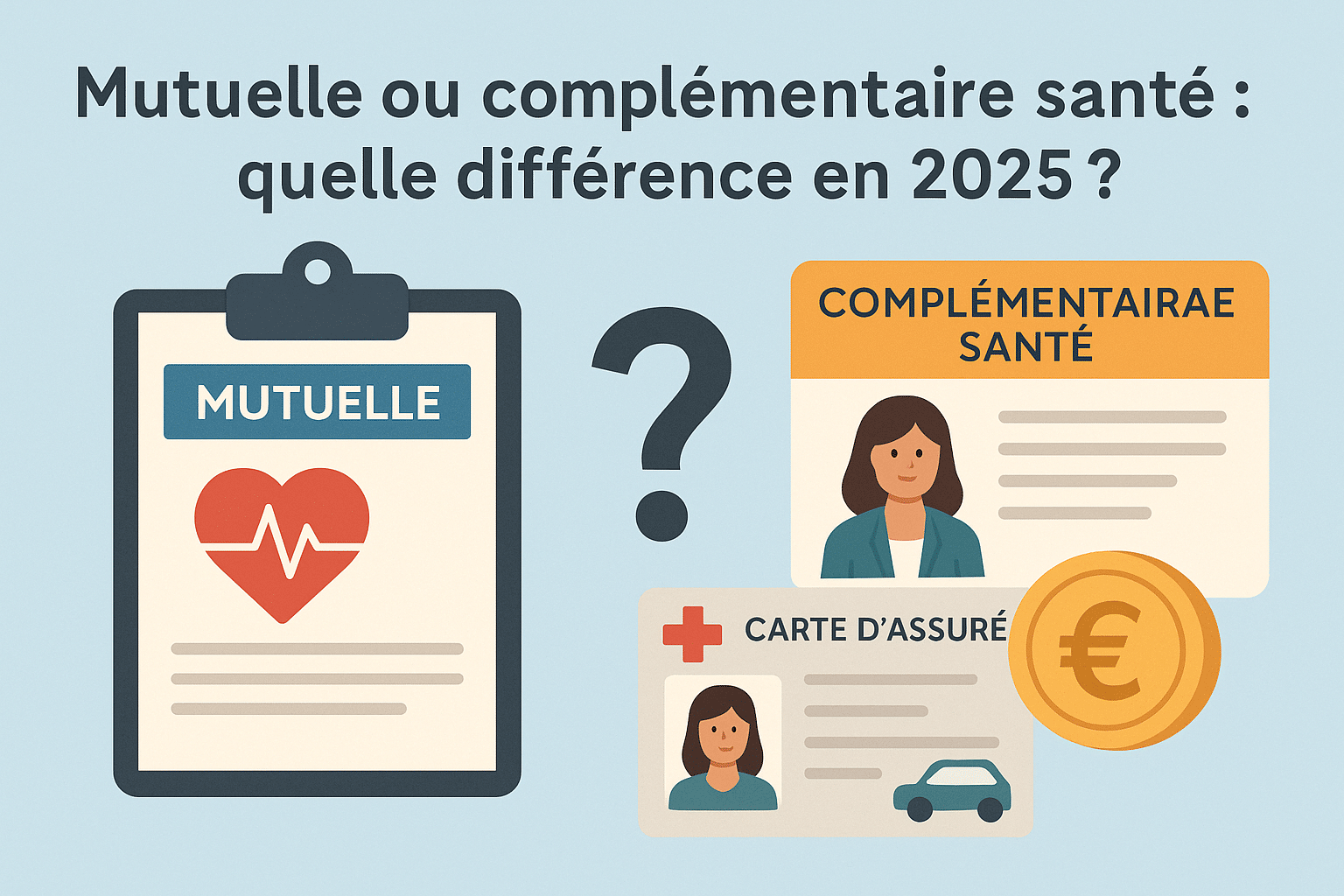 Mutuelle ou complémentaire santé : quelle différence en 2025 ?