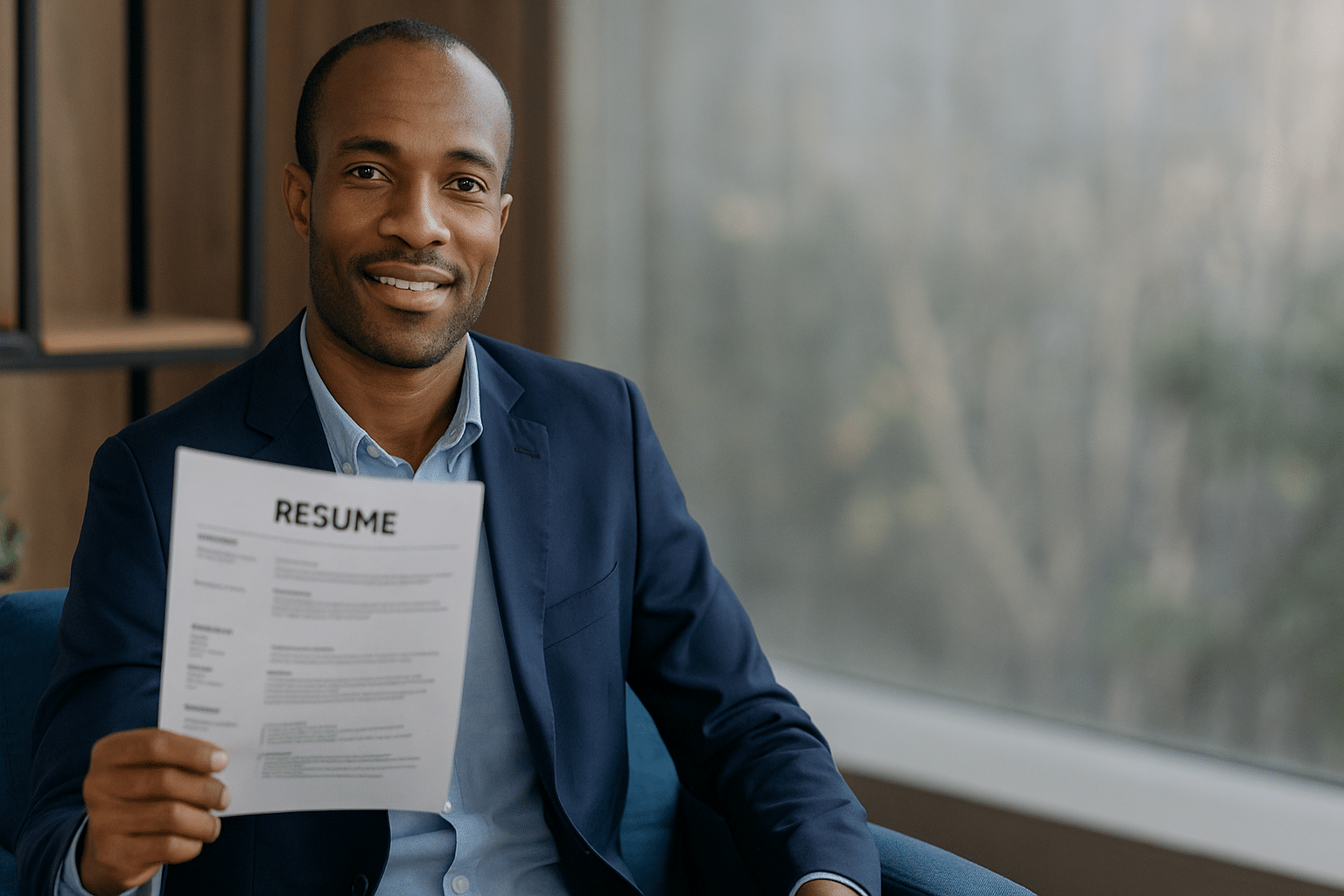 marché caché de l'emploi : un candidat présente son CV pour une opportunité non publiée