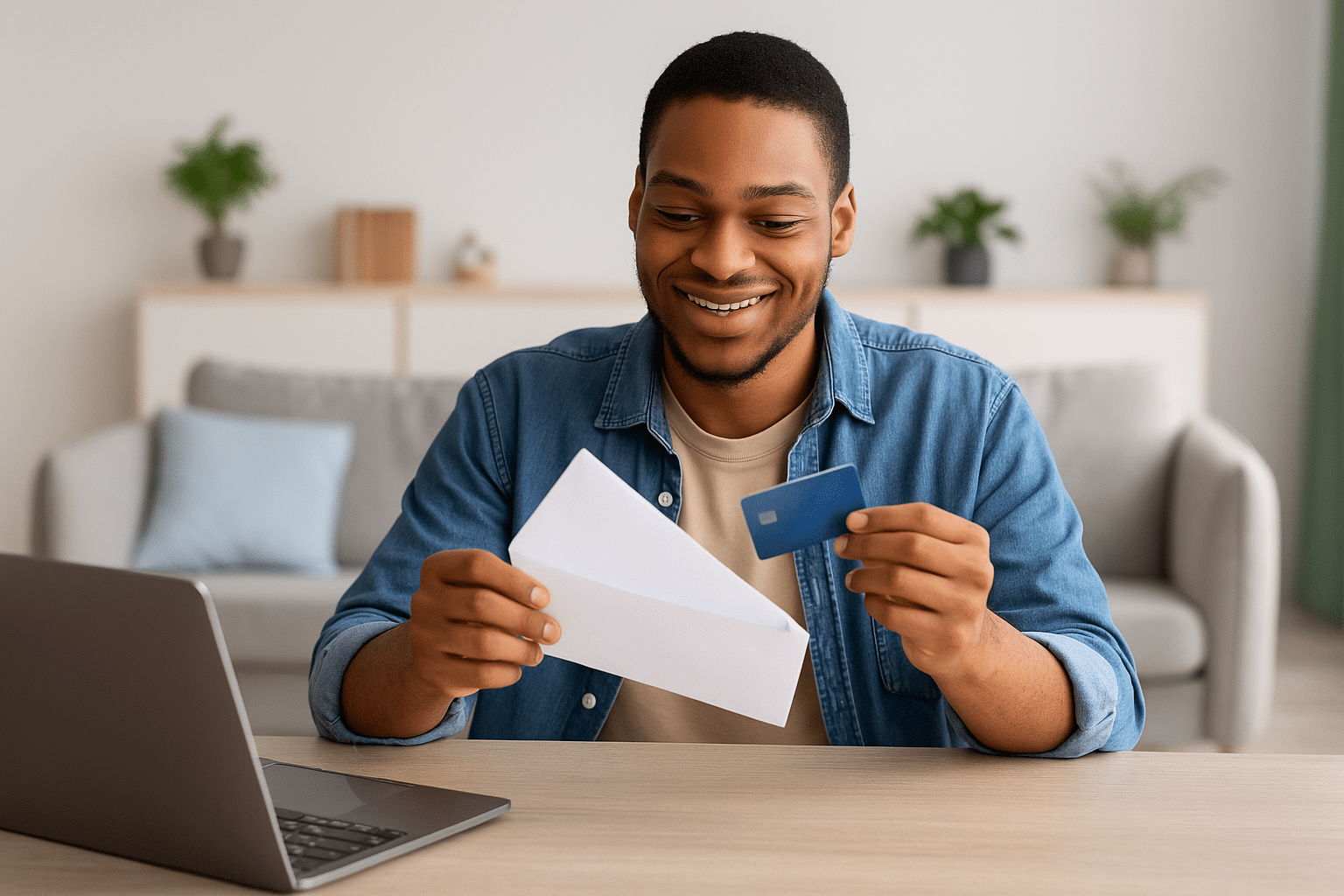 ouvrir un compte bancaire et recevoir sa carte dans une enveloppe à domicile