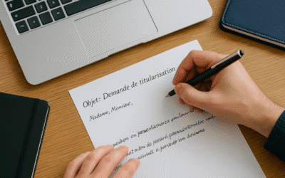 Modèle de lettre de demande de titularisation après CDD