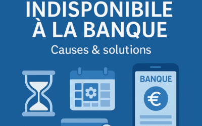 Argent indisponible à la banque : causes et solutions