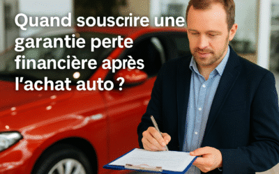 Quand souscrire une garantie perte financière après l’achat auto ?