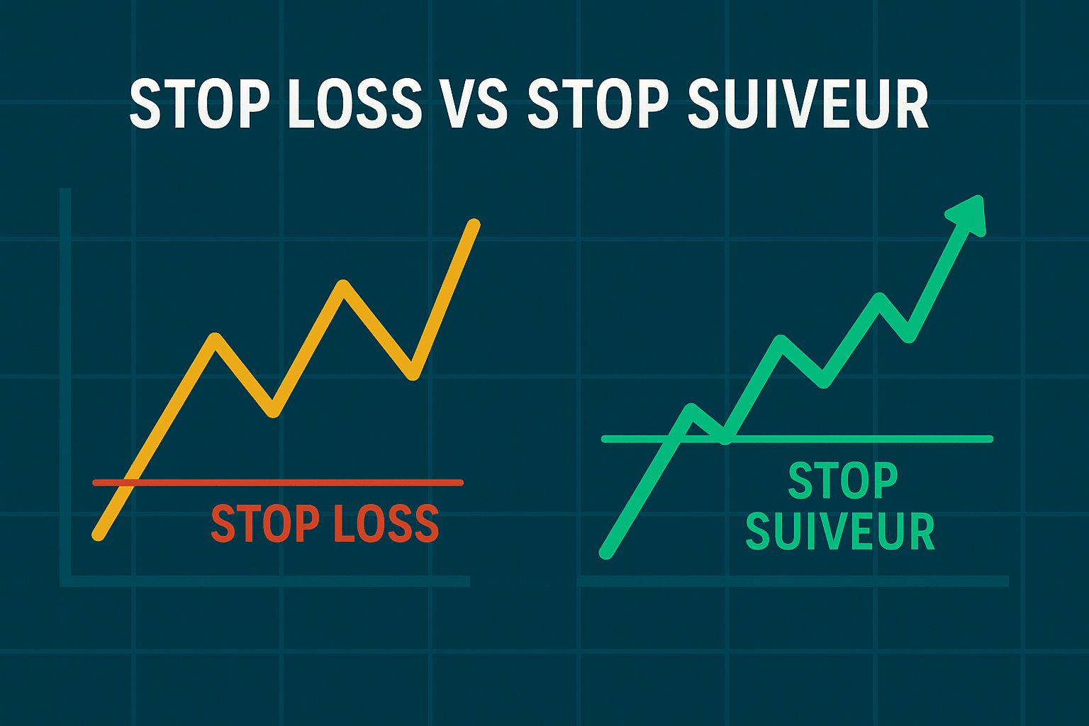 Stop loss vs stop suiveur : quelle stratégie choisir ?