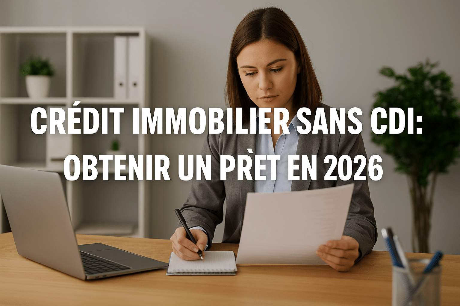 crédit immobilier sans CDI