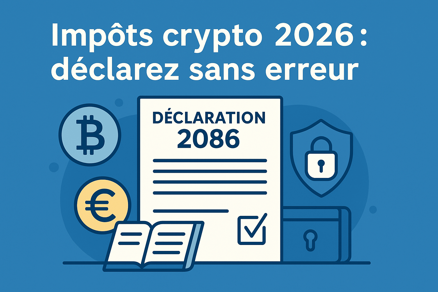 impôts crypto 2026, calcul plus-value et déclaration 2086