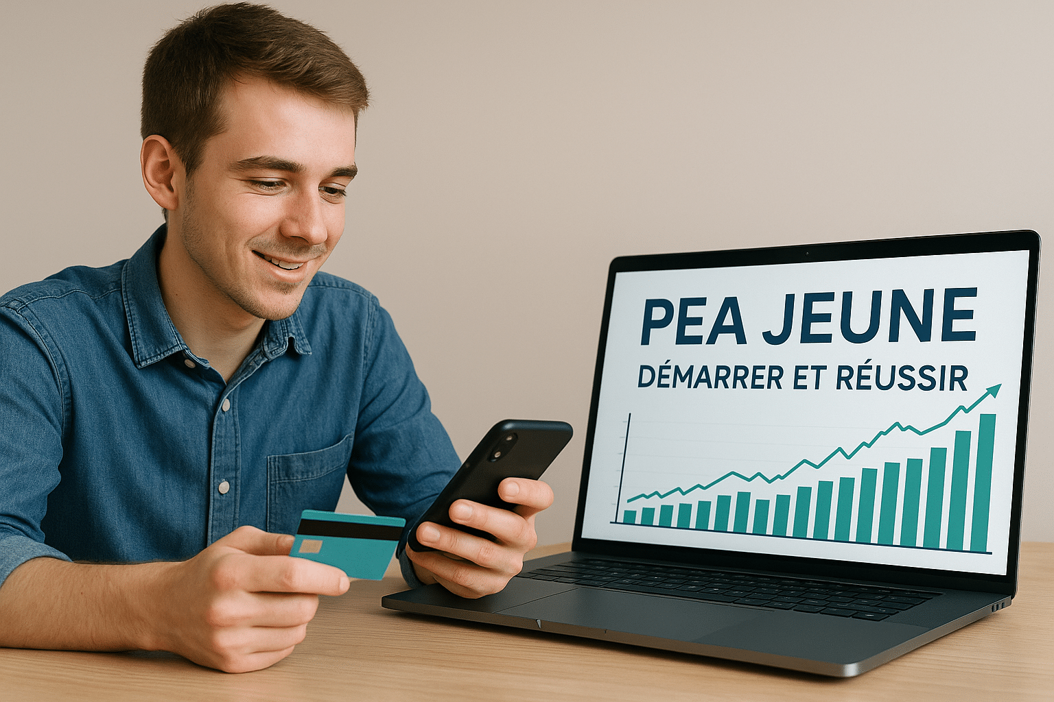 ouvrir un PEA Jeune et investir pas à pas