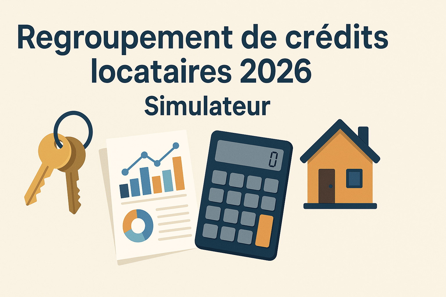 Regroupement de crédits locataires 2026 : simulateur
