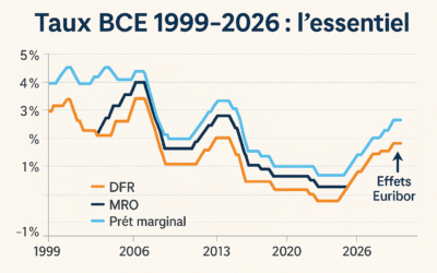Taux directeurs BCE 1999-2026 : historique et impacts
