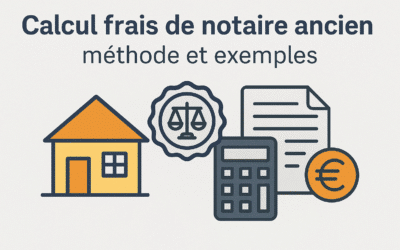 Calcul frais de notaire ancien : méthode et exemples