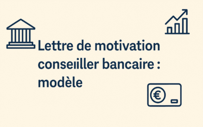 Lettre de motivation conseiller bancaire : modèle