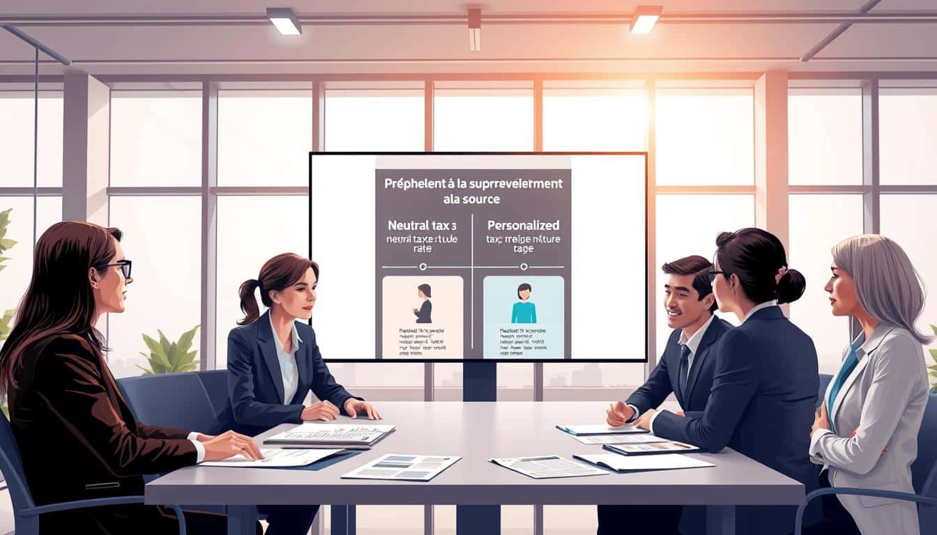 prélèvement à la source taux neutre vs personnalisé