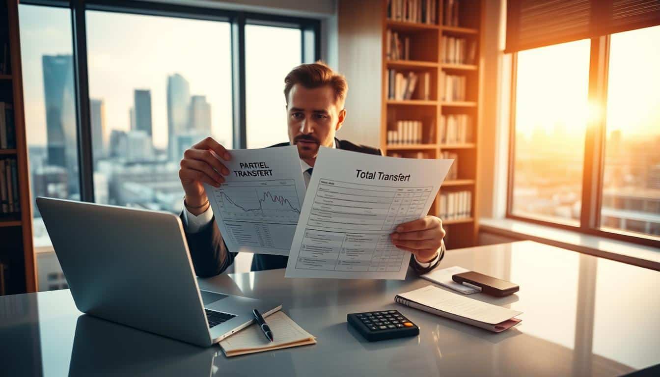 transfert partiel PEA vs total